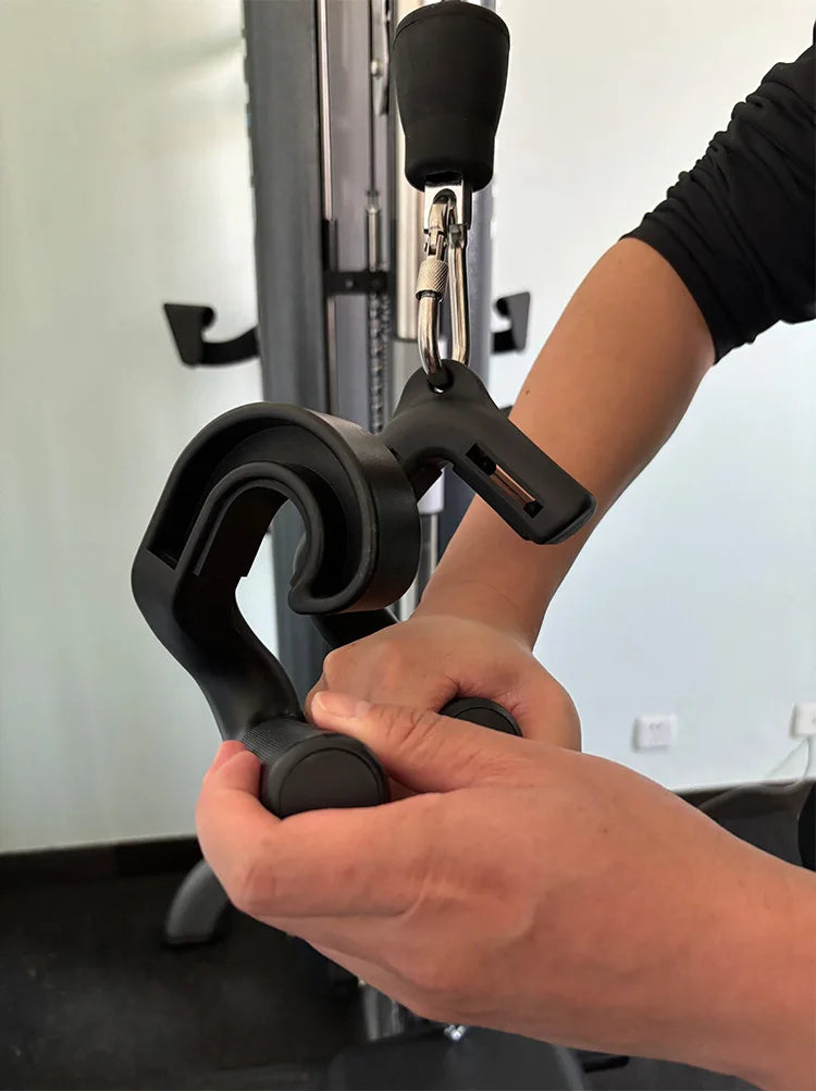 1 pár 45°-os fitnesz markolat, multifunkcionális fogantyú, nagy nyílású kialakítású markolatok húzódzkodáshoz, felhúzáshoz, evezős erőnléti felszerelésekhez
