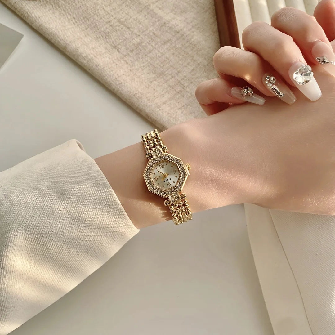 Női karórák Top márkájú luxus karórák női divatos arany karkötős óra női elegáns óra női montre femme