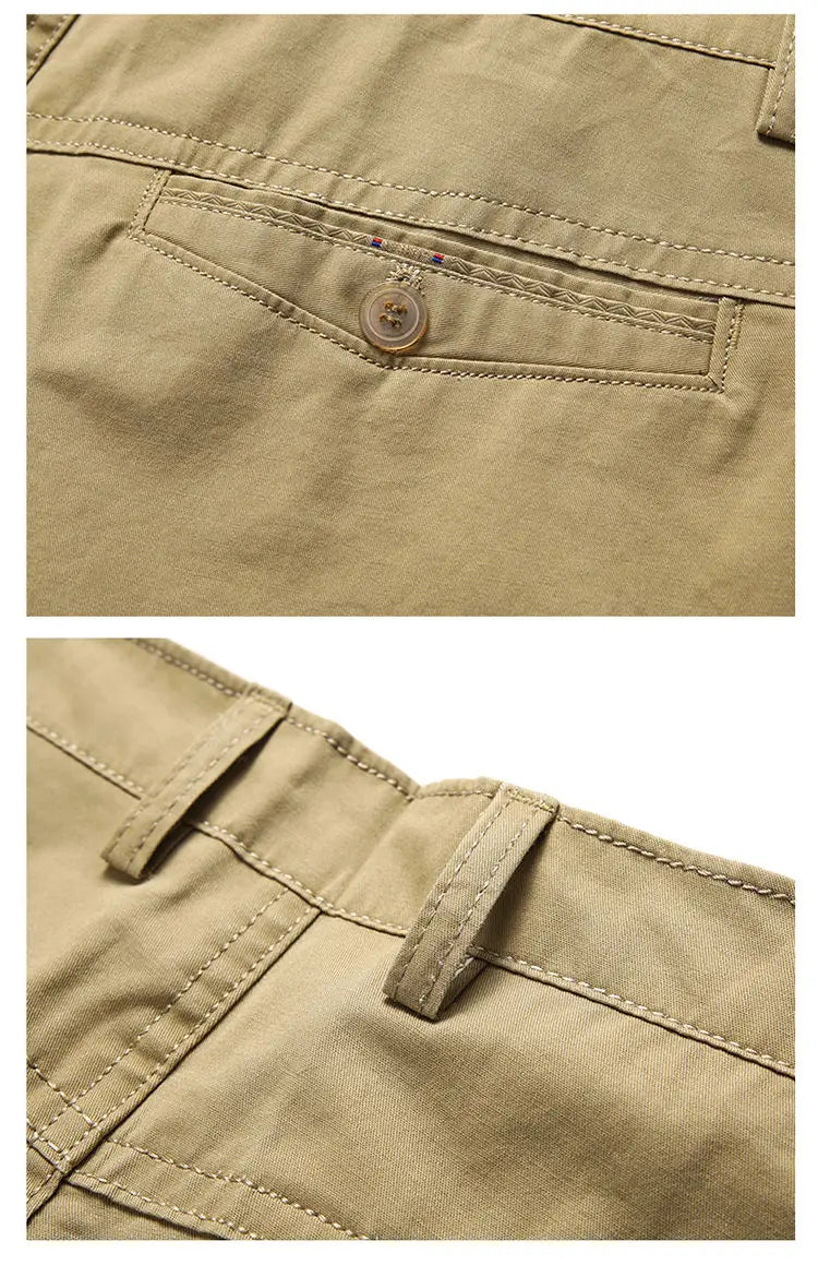 100% pamut rövidnadrág férfiaknak, térdig érő boardshorts, klasszikus márkájú, kényelmes ruházat, strandnadrág, férfi rövid nadrág