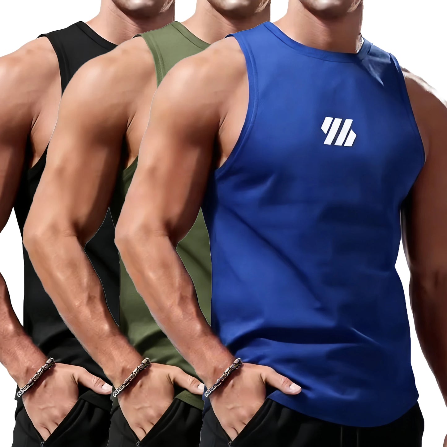 Férfi , nyári, gyorsan száradó edzőtrikó, edzőtermi trikók, férfi fitneszfelsők, futó trikó