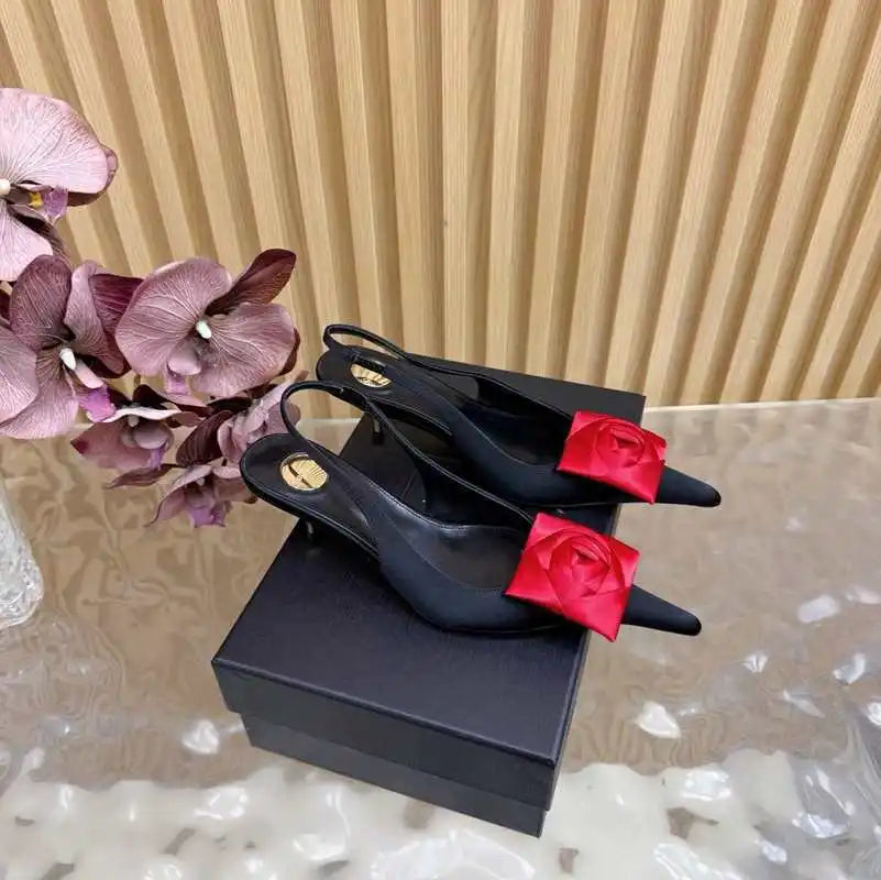Női szandálok, cipők, méret 34-43, új, divatos, hegyes sarkú, 5,5 cm, nyári női cipők, szandálok, mujer