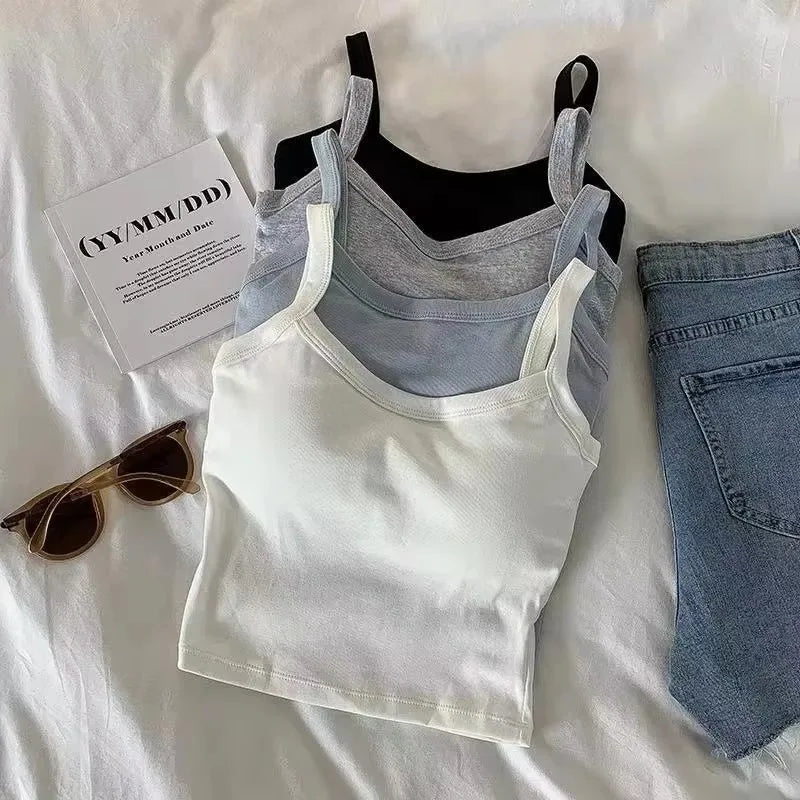 Crop Top Női Szexi Ujjatlan Felsők Divat Női Fehérnemű Női Kamiszole Lány Alap Póló Mellény Fehérnemű Melltartók Tube Topok Forró