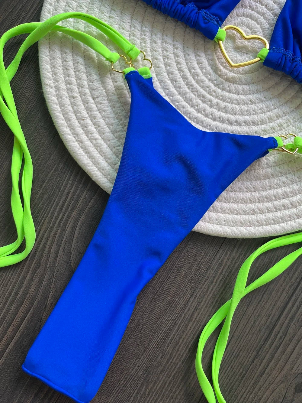 RUOTONSEPT Szexi Pántnélküli Egyszínű Bikini Szett Női Fürdőruha Kétrészes Háromszög Tanga Fürdőruha Brazil Bikinik