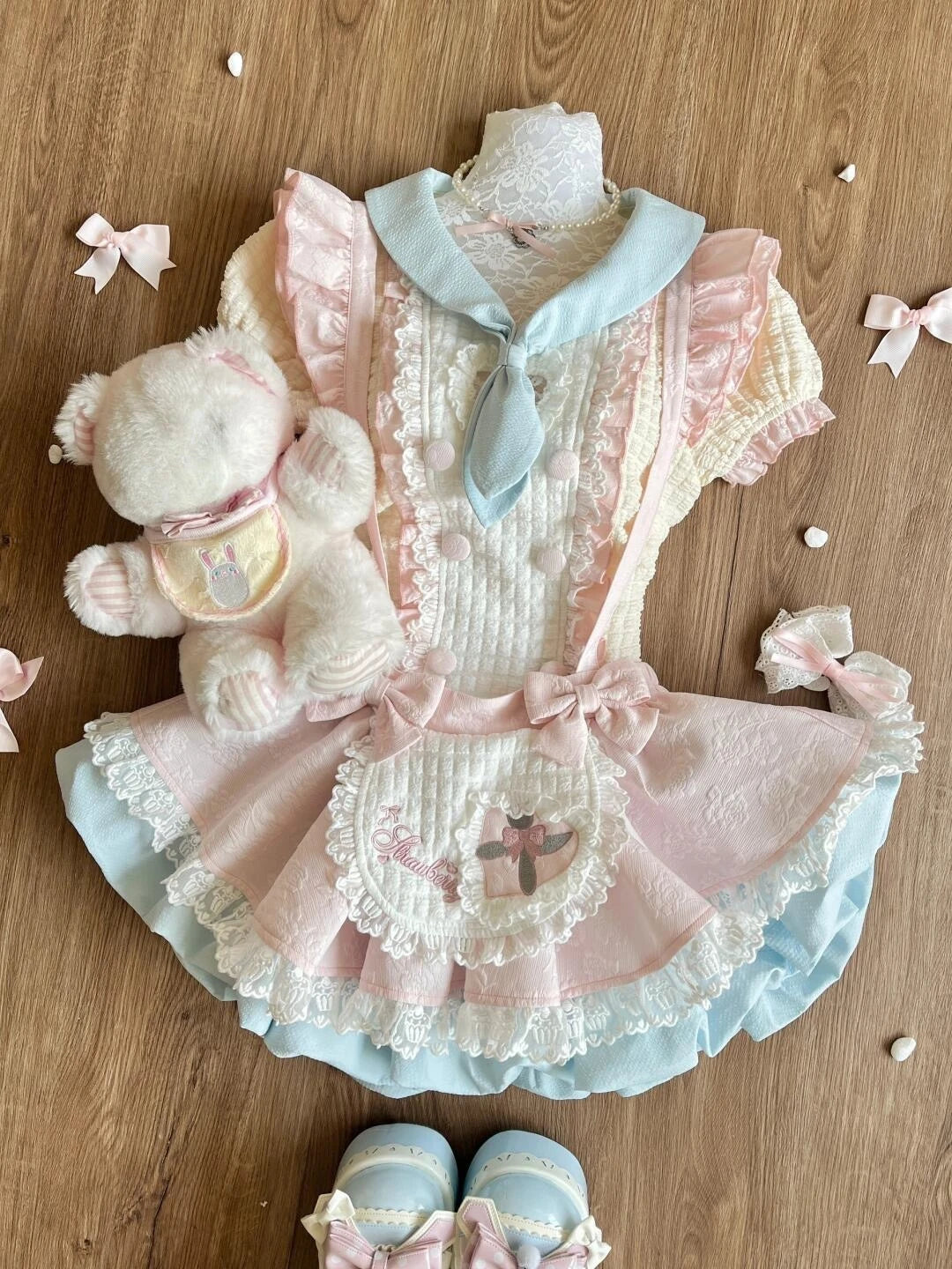 Japán Kawaii 3 darabos szett Lolita Y2k kardigán kabátok + mini szoknyák + fűző mellény amerikai vintage öltönyök őszi parti sikkes