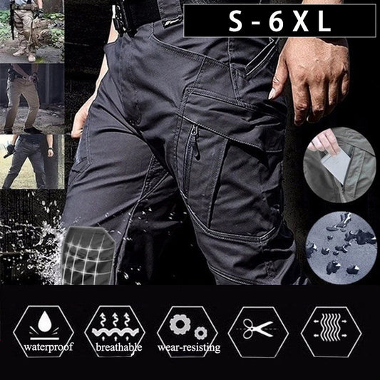 Taktikai teherhordó nadrág, férfi terepruha, katonai nadrág, több zsebes, munka- és túrázási nadrág, plus size 6XL
