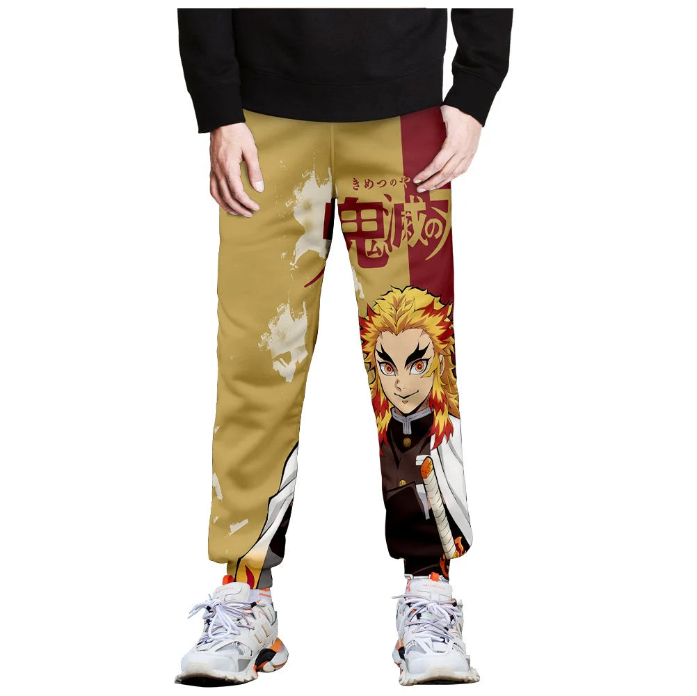 Kimetsu No Yaiba Tomioka Giyuu Fiú Lány Hosszú Nadrág Demon Slayer Melegítőnadrág Férfi Női Anime Rajzfilm Sportruházat
