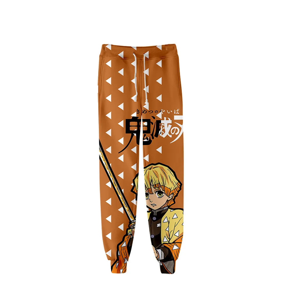 Kimetsu No Yaiba Tomioka Giyuu Fiú Lány Hosszú Nadrág Demon Slayer Melegítőnadrág Férfi Női Anime Rajzfilm Sportruházat