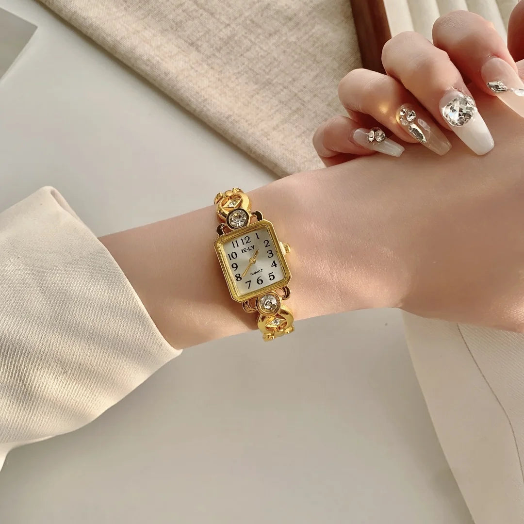 Női karórák Top márkájú luxus karórák női divatos arany karkötős óra női elegáns óra női montre femme