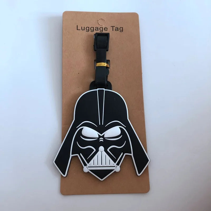Star Wars utazó poggyászcímke rajzfilmfigura aranyos bőrönd azonosító címke beszállópoggyász címke divatos medál dísz ajándék