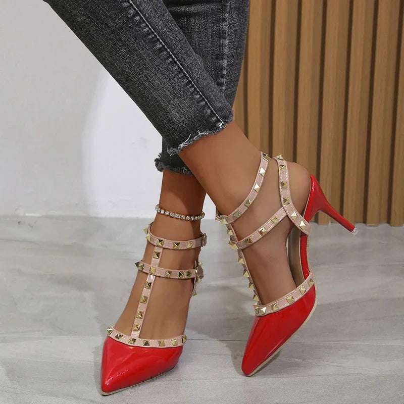 Cipők Női 2022 Nyári Női Magassarkú Valentin Napi Cipők Női Hegyes Orrú Pumps Női Cipő Zapatos Chaussure Femme