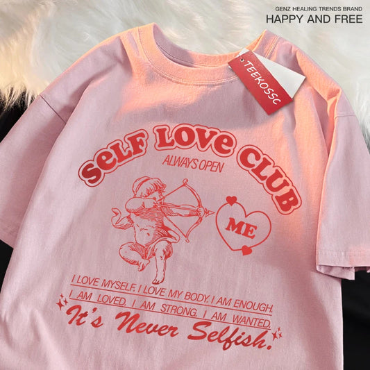 Self Love Club Fun Cupid Férfi Női Pólók