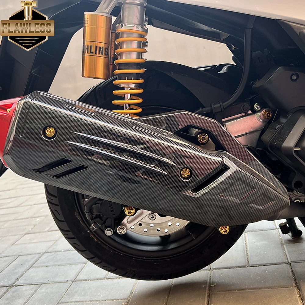 FLAWLESSTI Gr5 Titán forgattyúház Légszűrőház Hűtő Motorolaj Lengőkar Féktárcsa Kipufogócső Hátsó Lengéscsillapító Csavar Honda PCX 160-hoz