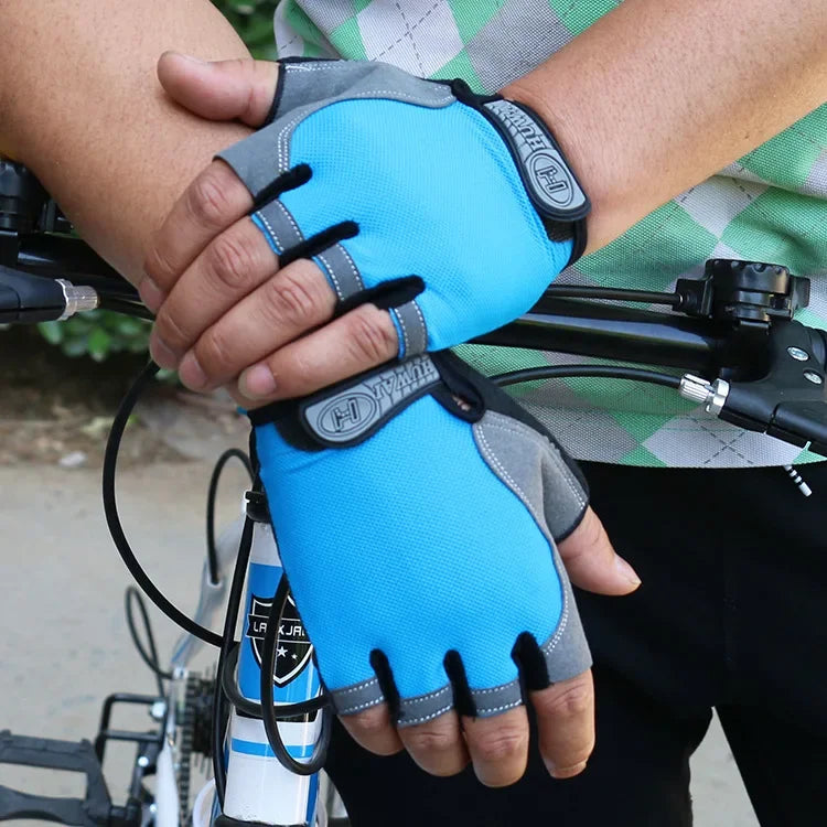 Motoros kesztyűk Férfi kerékpáros kesztyűk Ujj nélküli súlyemelő fitnesz edzőkesztyűk nőknek BMX MTB kesztyű Kerékpár kiegészítők