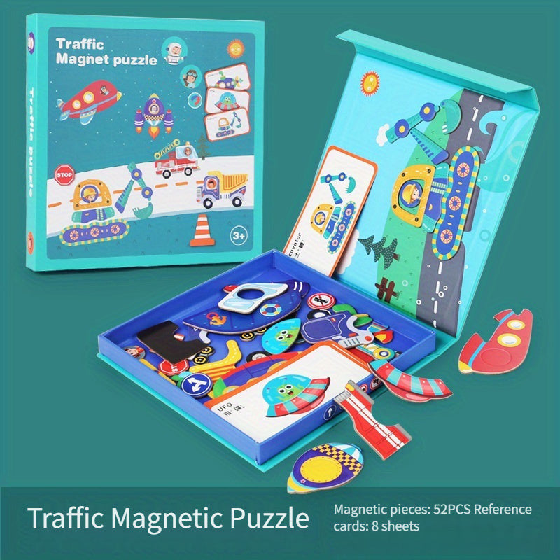 Mágneses öltöztetős puzzle 3-6 éves korosztálynak