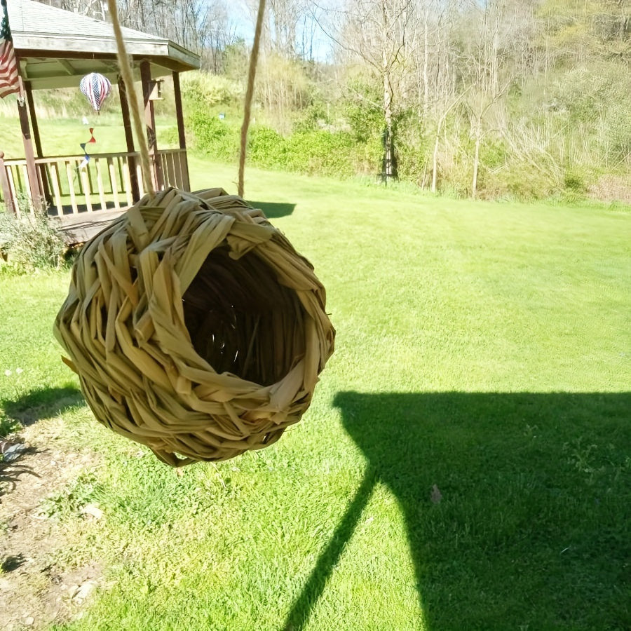 2 db kézzel szőtt kolibri fészekház