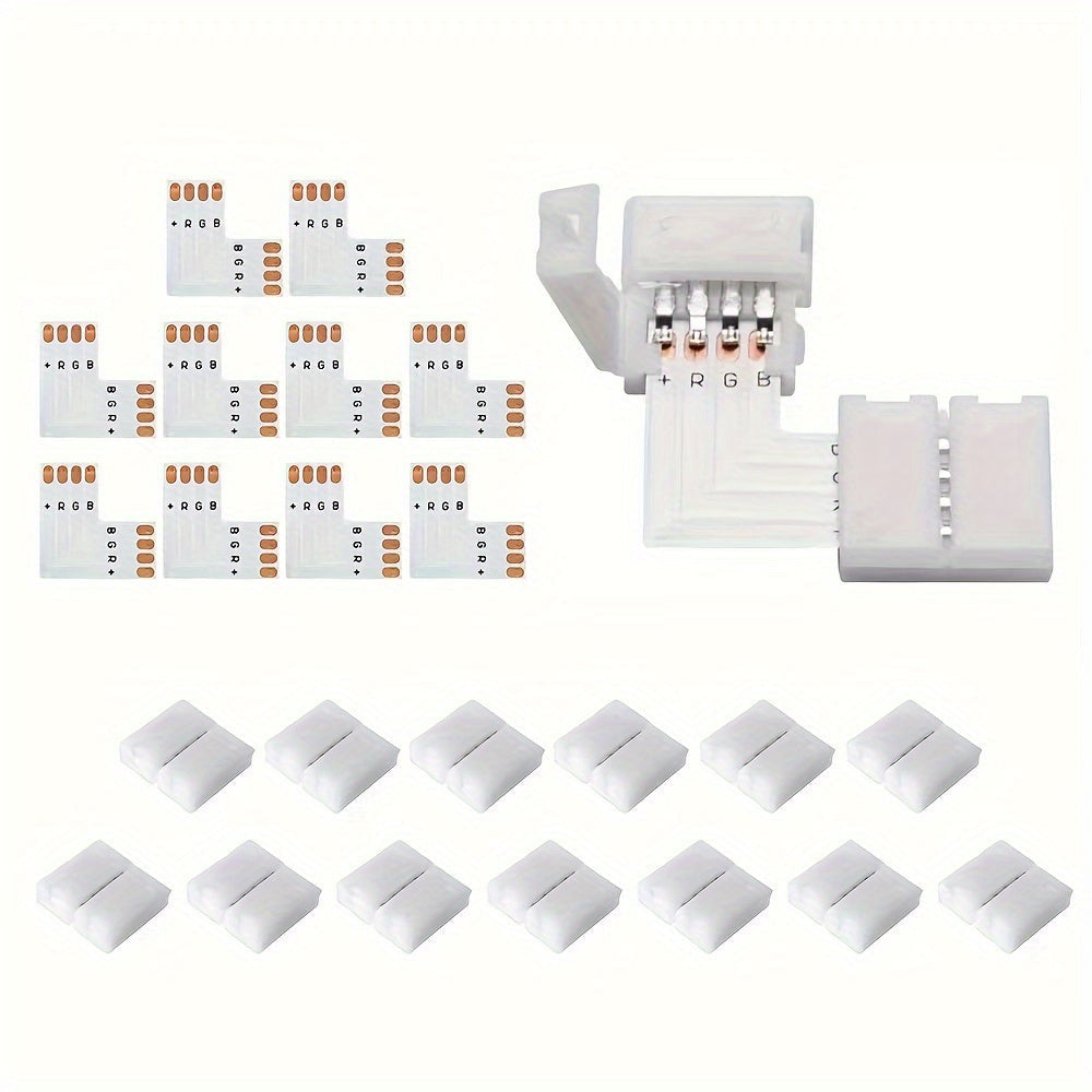 10db LED Fénycsík Csatlakozó