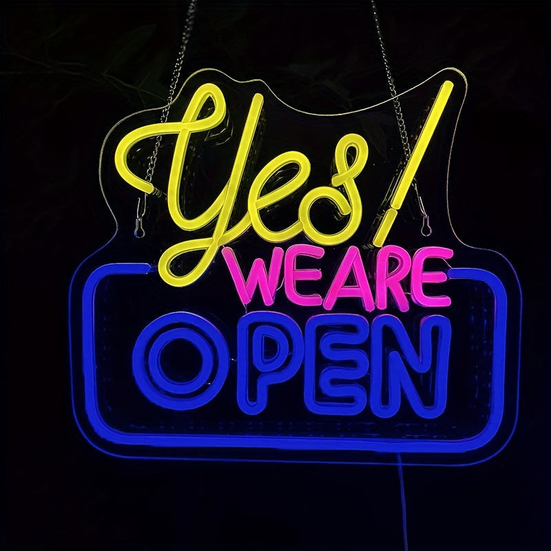 Igen! Nyitva Vagyunk Neon Tábla