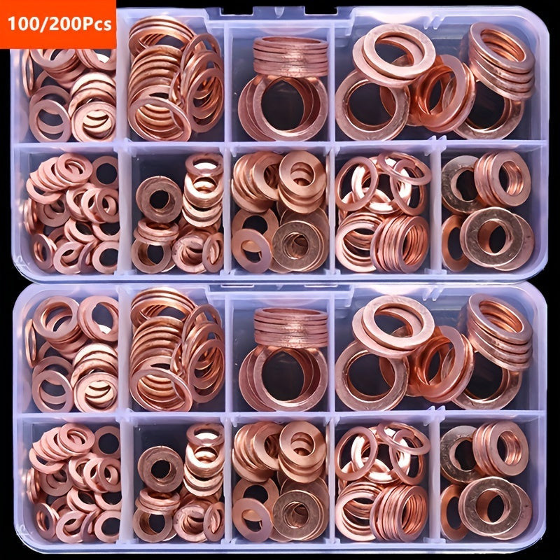 100db Réz Alátét