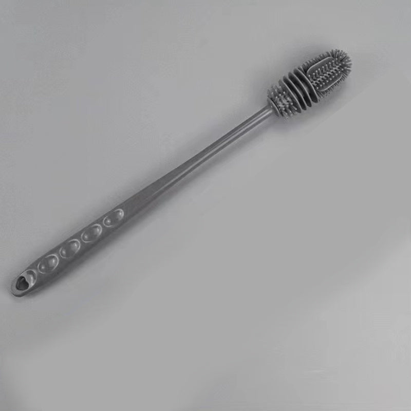 Hosszú nyelű szilikon tisztítókefe poharakhoz és palackokhoz