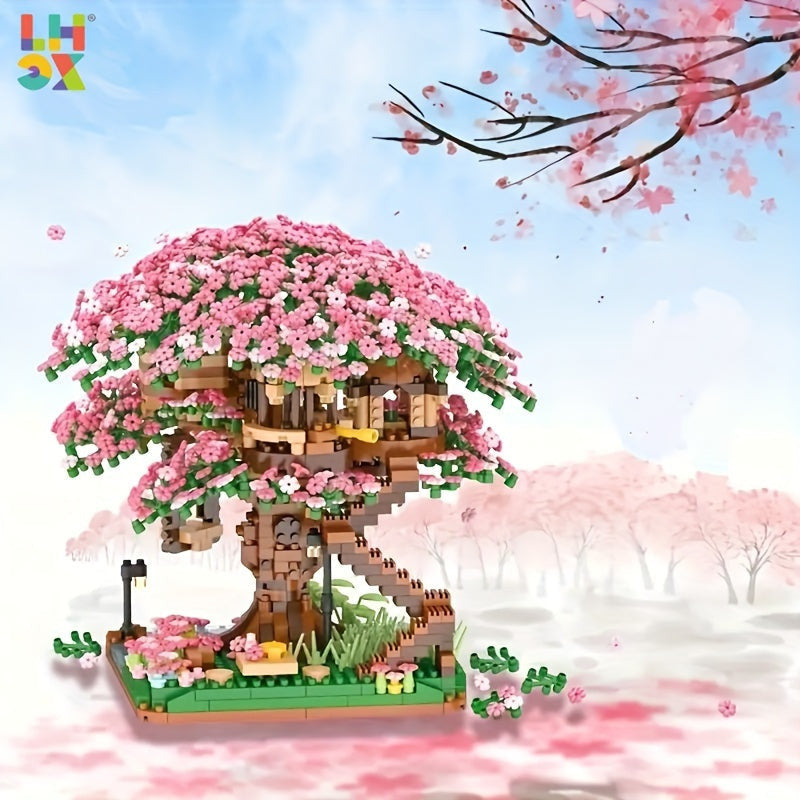 Cseresznye bonsai fa építő készlet