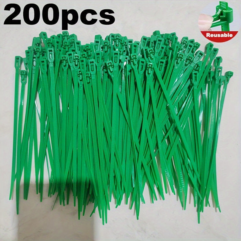 200db Erős Zöld Nylon Növénykötő