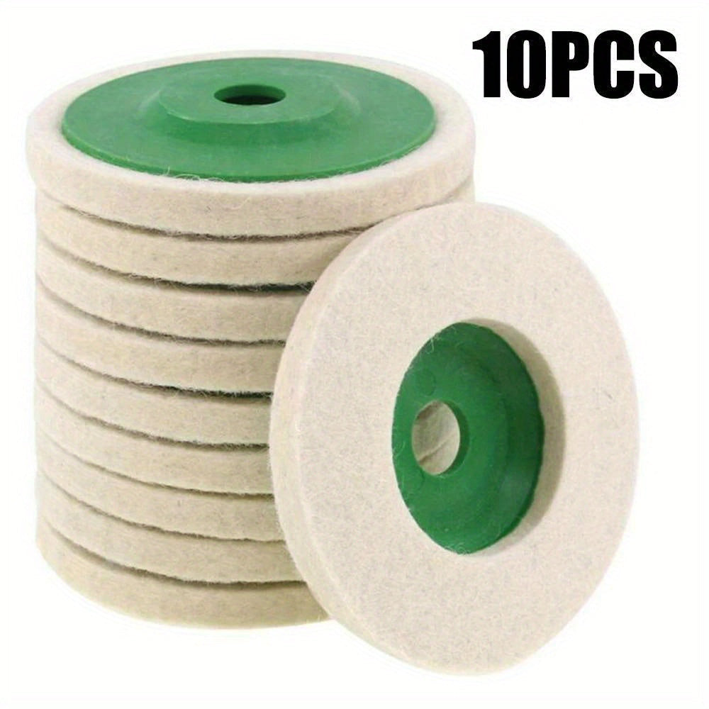 10 db 100 mm-es filc polírozópárna sarokcsiszolókhoz