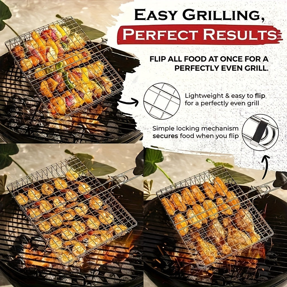 Rozsdamentes Acél BBQ Grillkosár