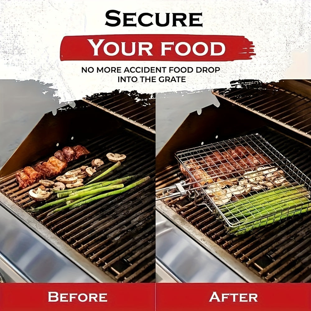 Rozsdamentes Acél BBQ Grillkosár