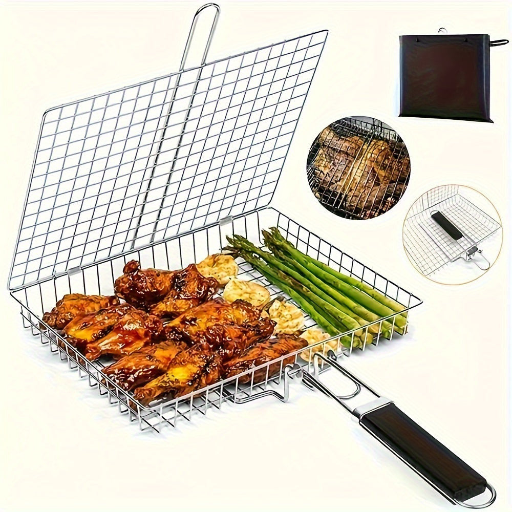 Rozsdamentes Acél BBQ Grillkosár