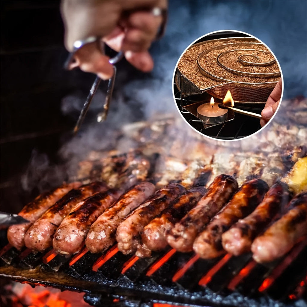 Fém hideg füstölő BBQ-hoz