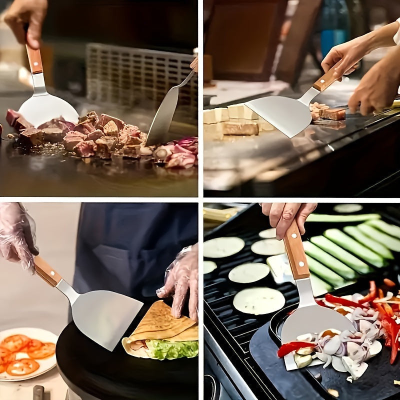 4-részes burgerprés készlet hőálló nyéllel