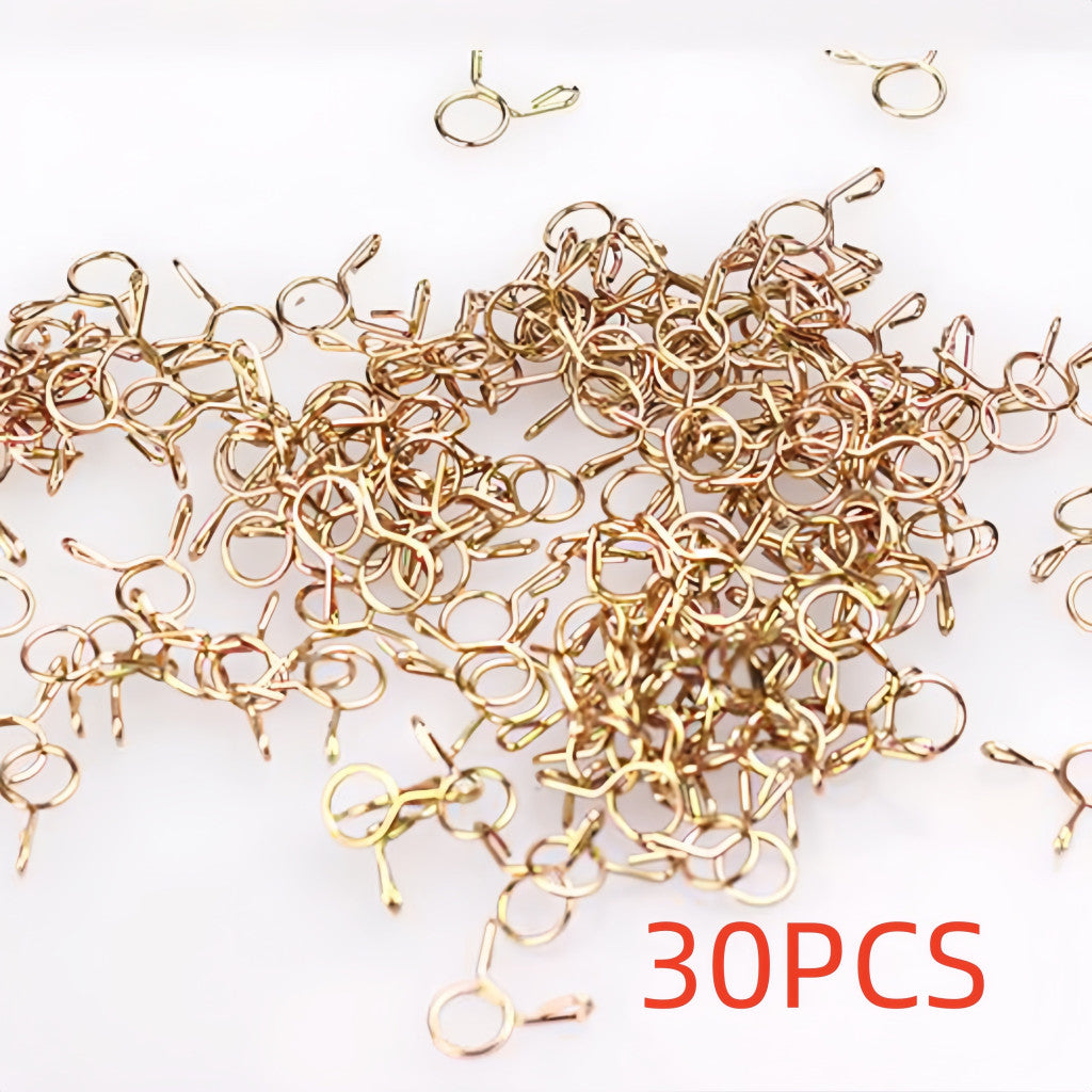 30db 8mm-es fém tömlőbilincsek motorkerékpárokhoz