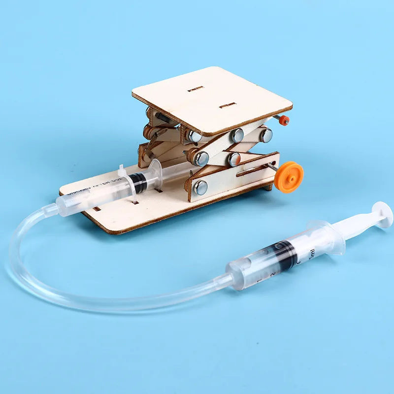 DIY Hidraulikus Emelő Kísérlet játék