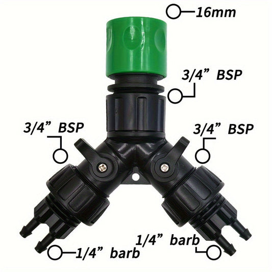 Kerti csepegtető öntöző csap adapter 4-utas elosztó