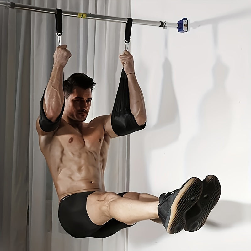 Abdominiszmus gyakorlat, felhúzópántok, fitnesz függő pántok és a magasabb szintű edzéshez pántok. 2 db. függesztő heveder + 2 db. kampó + 2 db. heveder