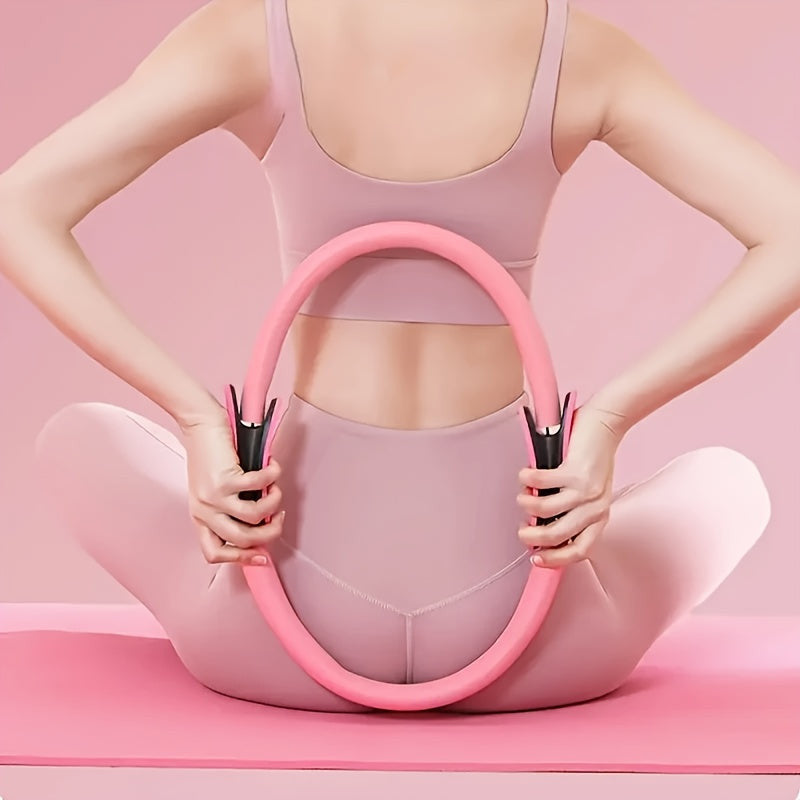 Univerzális Rózsaszín Pilates Gyűrű Teljes Test Fitneszhez Lila