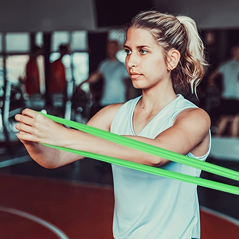 3 db jóga ellenállás szalag készlet, TPE elasztikus szalagok 4 ellenállási szinttel, sport gyakorlati felszerelések fitneszhez, jóghoz, pilateshez, erősítő edzéshez