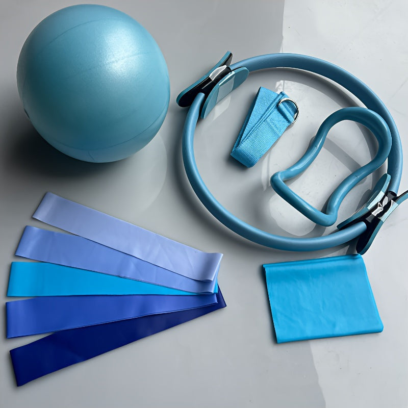 10db Pilates Fitness Készlet Pilate 10 részes kék szett