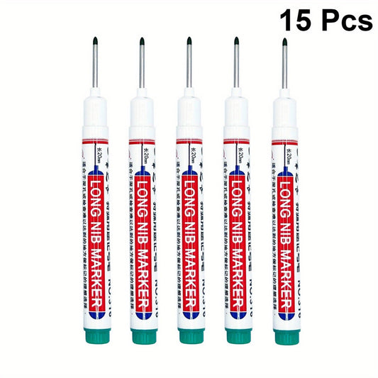 15 db hosszú hegyű jelölő Zöld - 15 Db