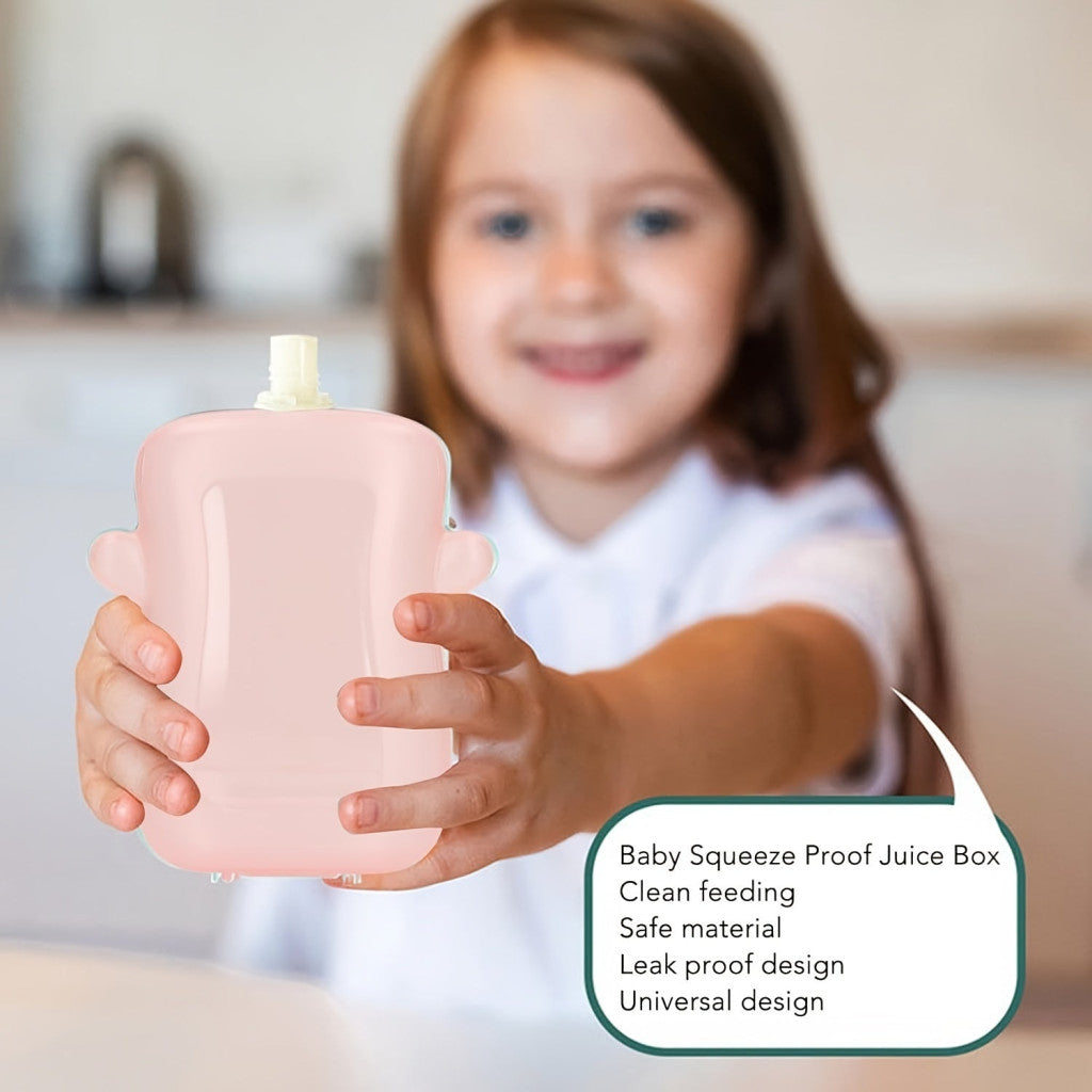 1/2db Fiatalok Gyümölcs Kiegészítő Táskák, Gyümölcs és Zöldség Lé Spray Csomagoló Táskák, Kényelmes Zselé és Gyümölcspüré Táskák Kék - 1 Db