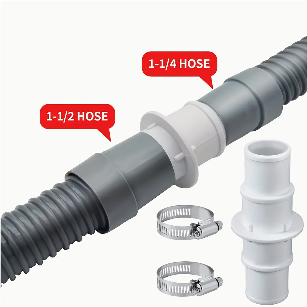 2 Készlet Medence tömlő csatlakozó adapter