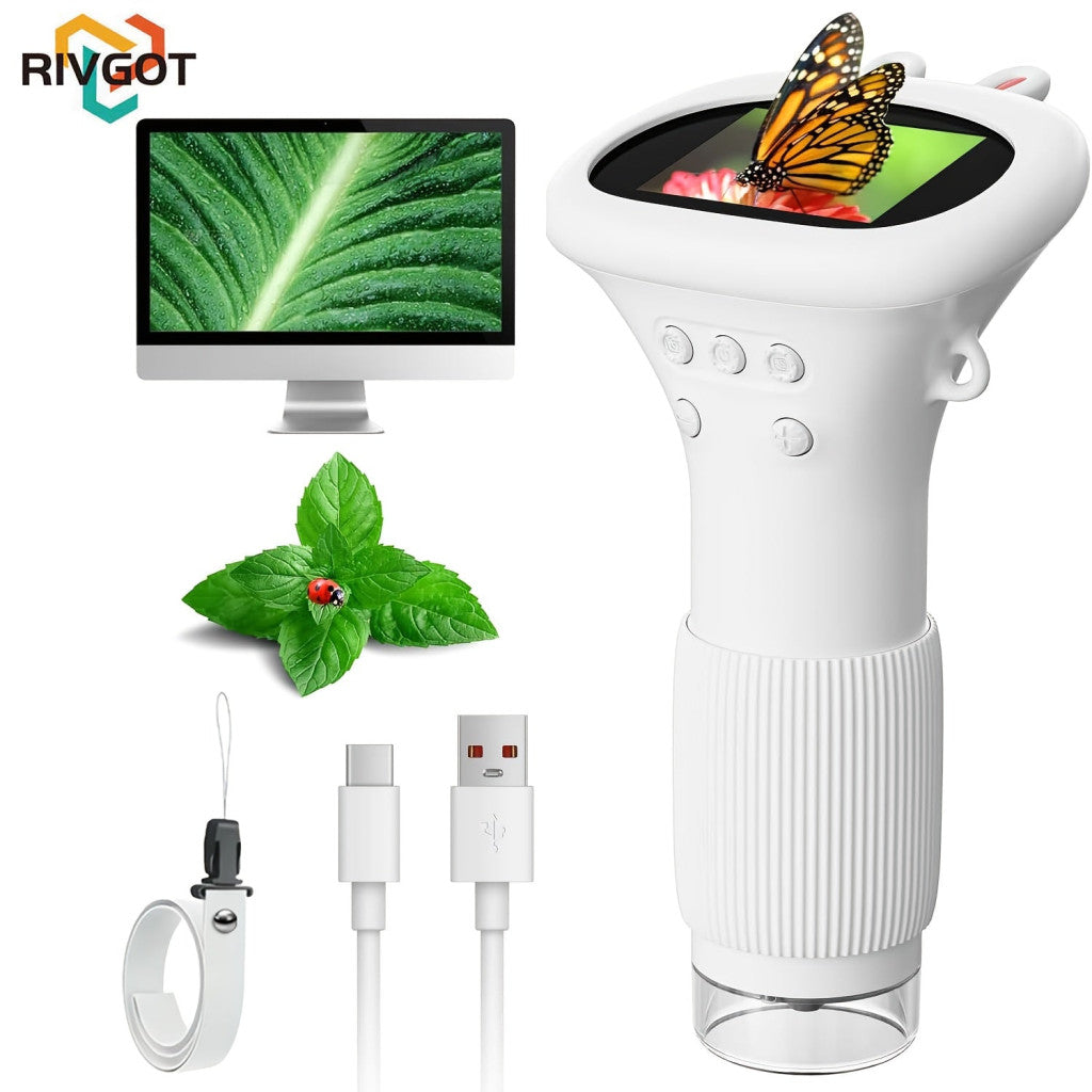 1000× Kézi Digitális Mikroszkóp –  IPS Kijelző, USB Kamera