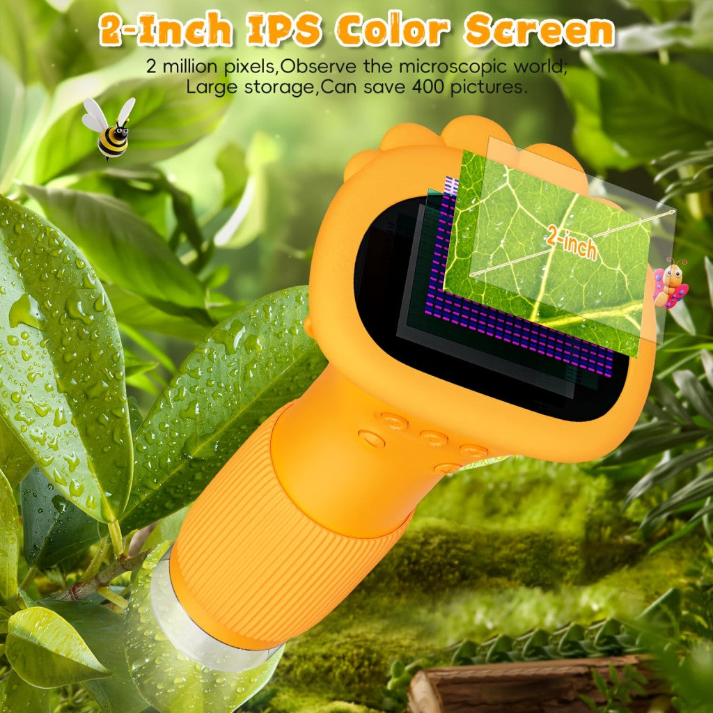 1000× Kézi Digitális Mikroszkóp –  IPS Kijelző, USB Kamera