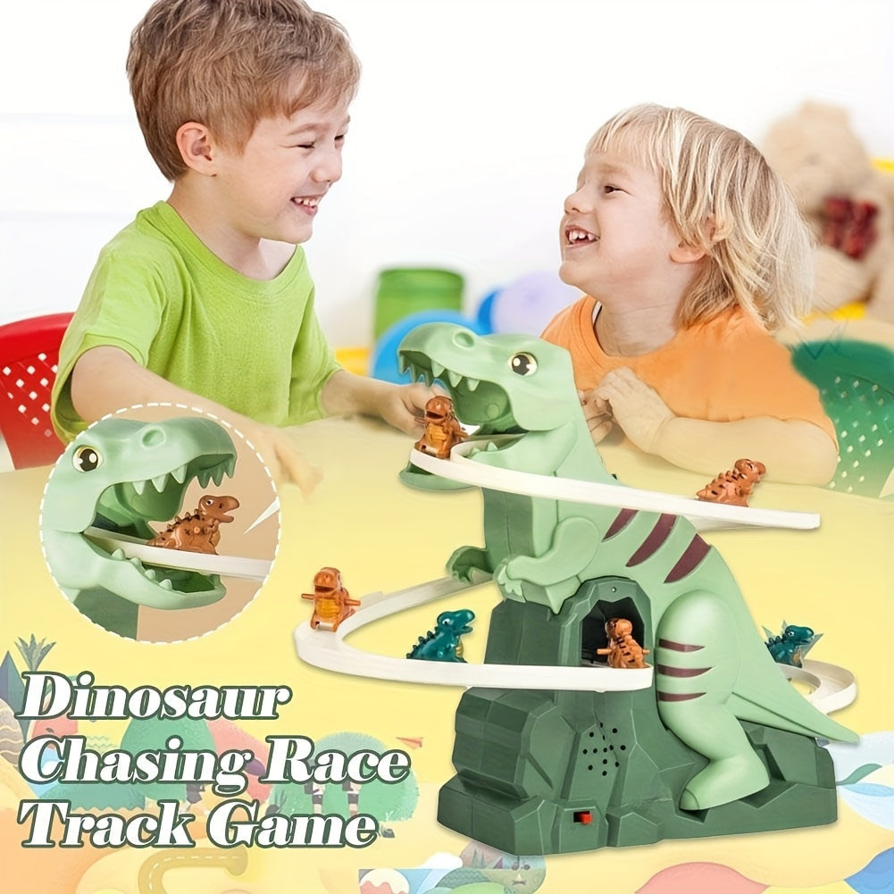 Dinoszaurusz mászócsúszdás játék 3 db autóval