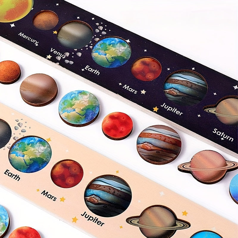 Fa naprendszer puzzle gyerekeknek