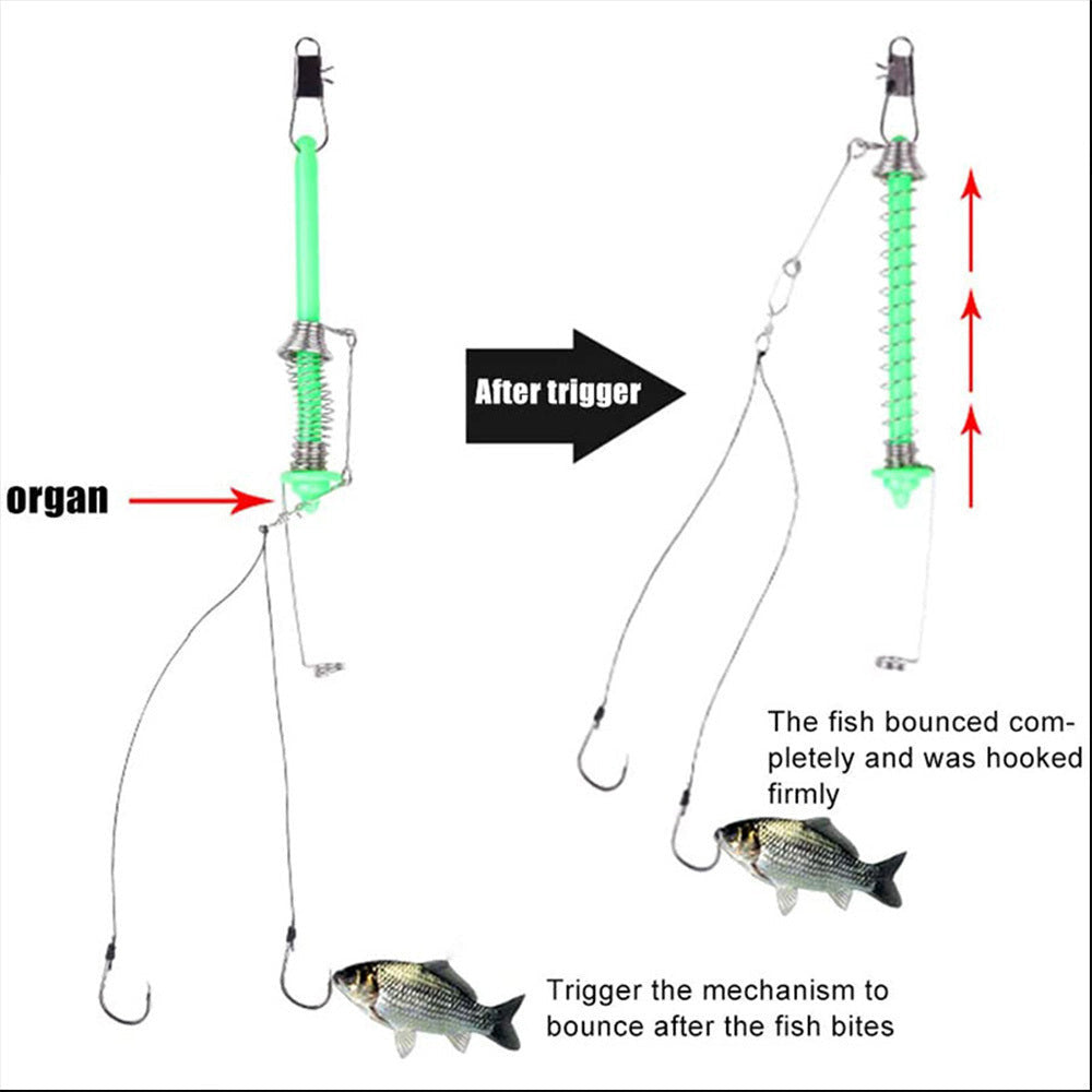Rozsdamentes acél automata horgászkioldó