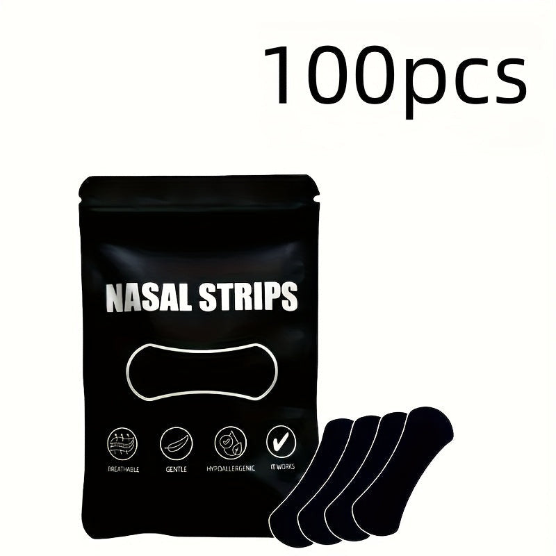 30 db fekete öntapadós orrcsipesz, extra tartós, jobb alvásminőség és légzés, alacsony allergén