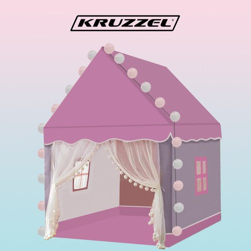 Gyermek sátor - rózsaszín Kruzzel 22653