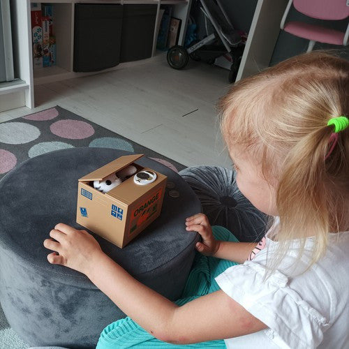 Elem működtetésű malacpersely - cica 22468