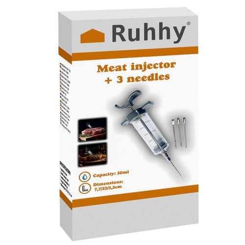 Húspácoló fecskendő 3 tűvel Ruhhy 23055